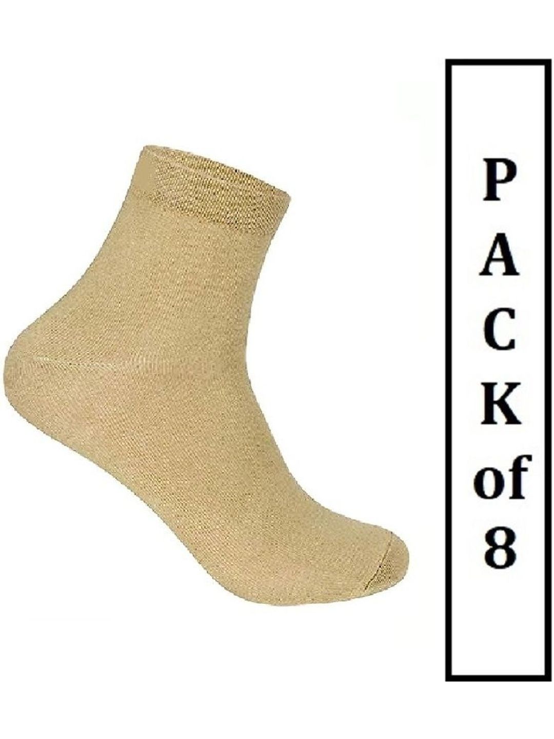 Faton Mens Pack Of 8 Cotton Ankle Length Socks