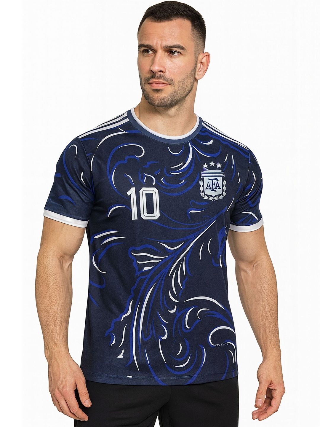 JOVO Men Printed Round Neck Short Sleeves Regular Fit T-shirt