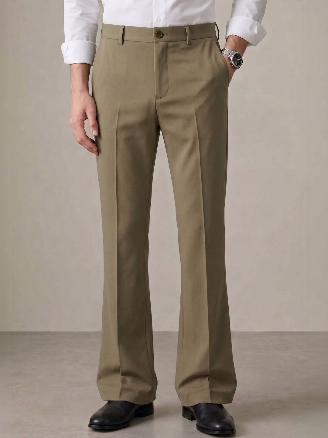 Kites Club Men Loose Fit High-Rise Trousers