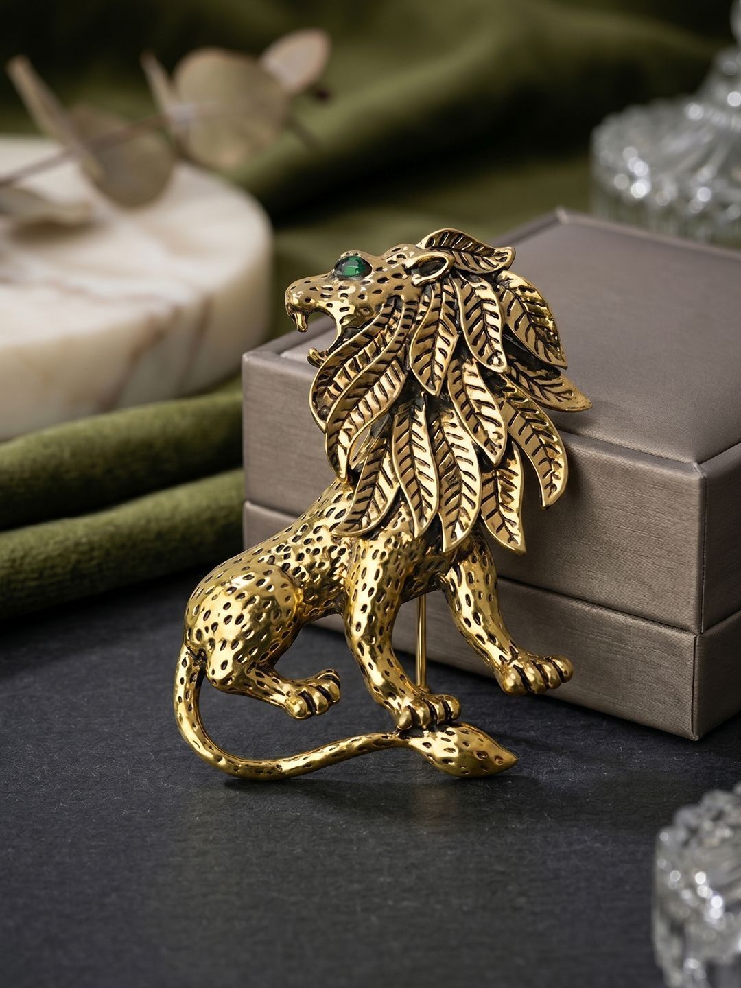 YouBella YouBella Gold-Plated Statement Brooch