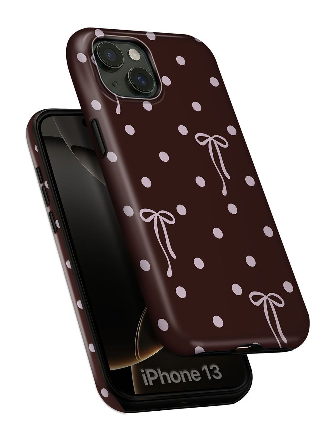 QRIOH Conversational Printed iPhone 13 Back Case Mobile Accessories