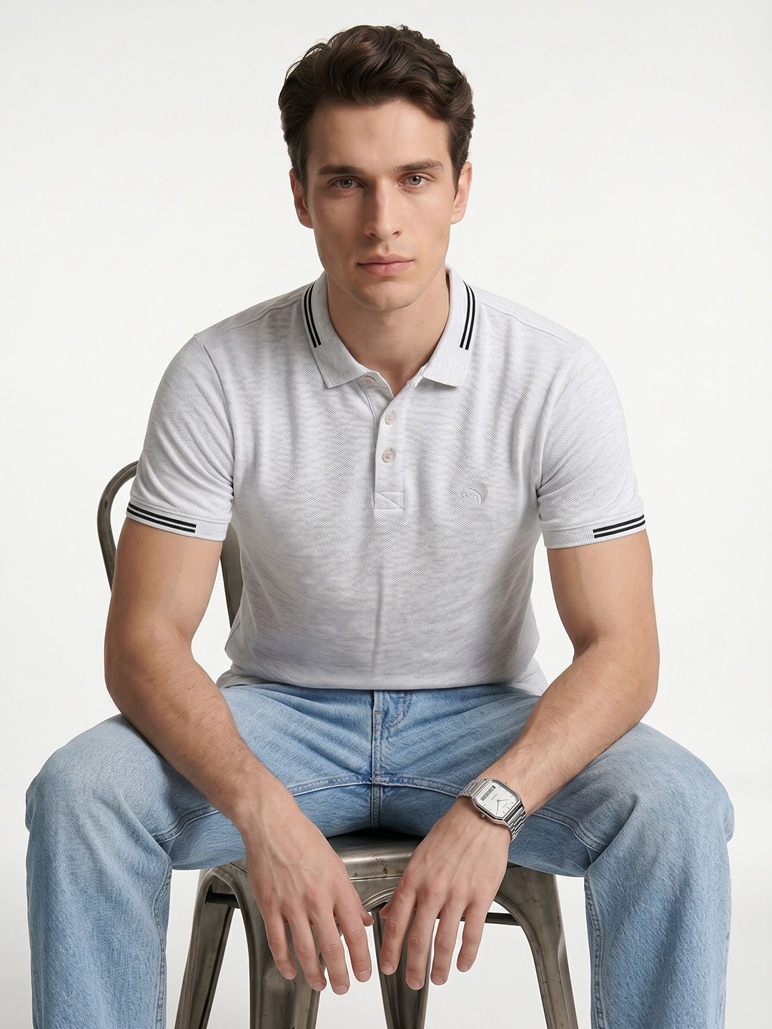 Integriti Integriti Polo Collar Pure Cotton T-shirt