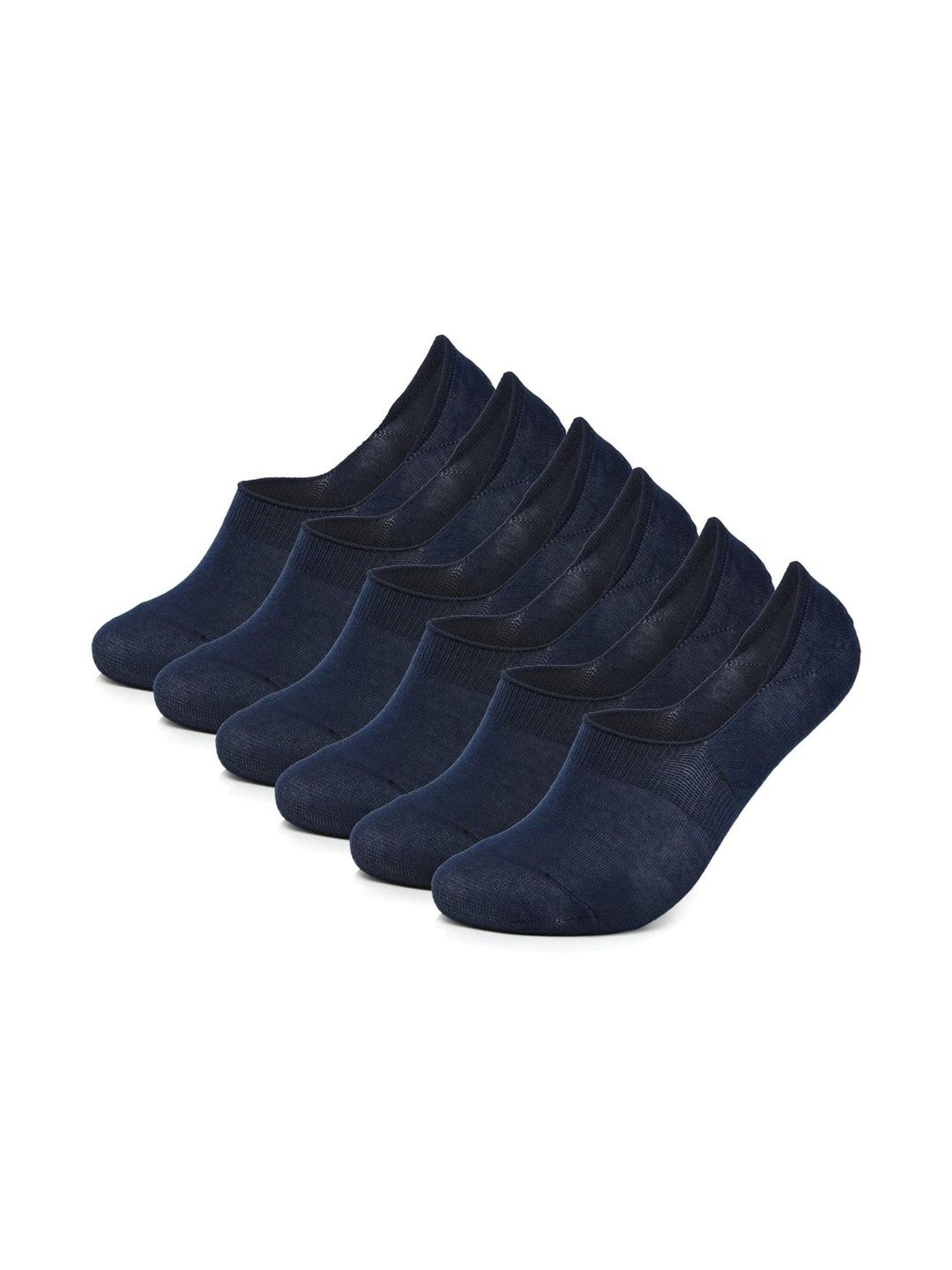 Faton Men Pack of 6 Cotton Shoe Liners Socks