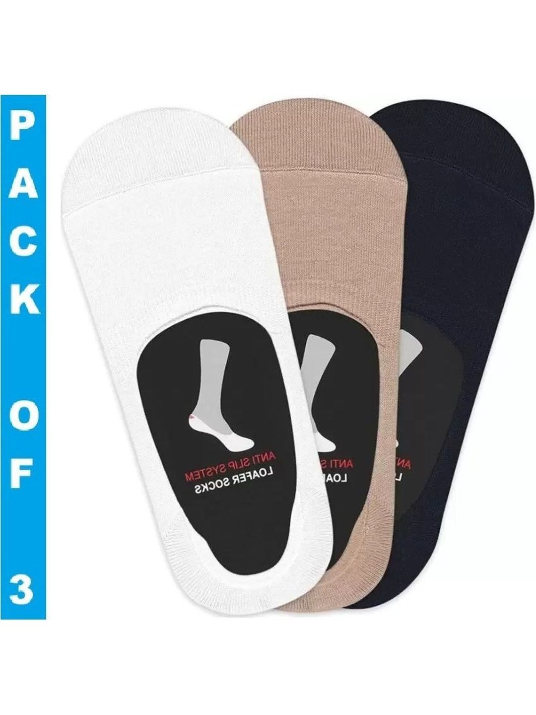 Faton Men Cotton Shoe Liners Socks
