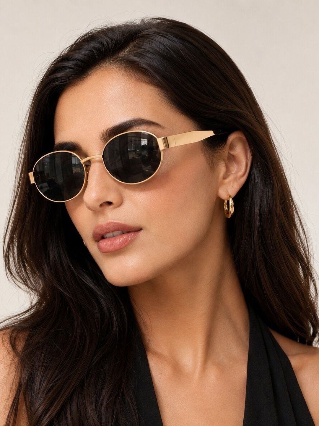 RORCE Women Oval Sunglass with UV Protected Lens