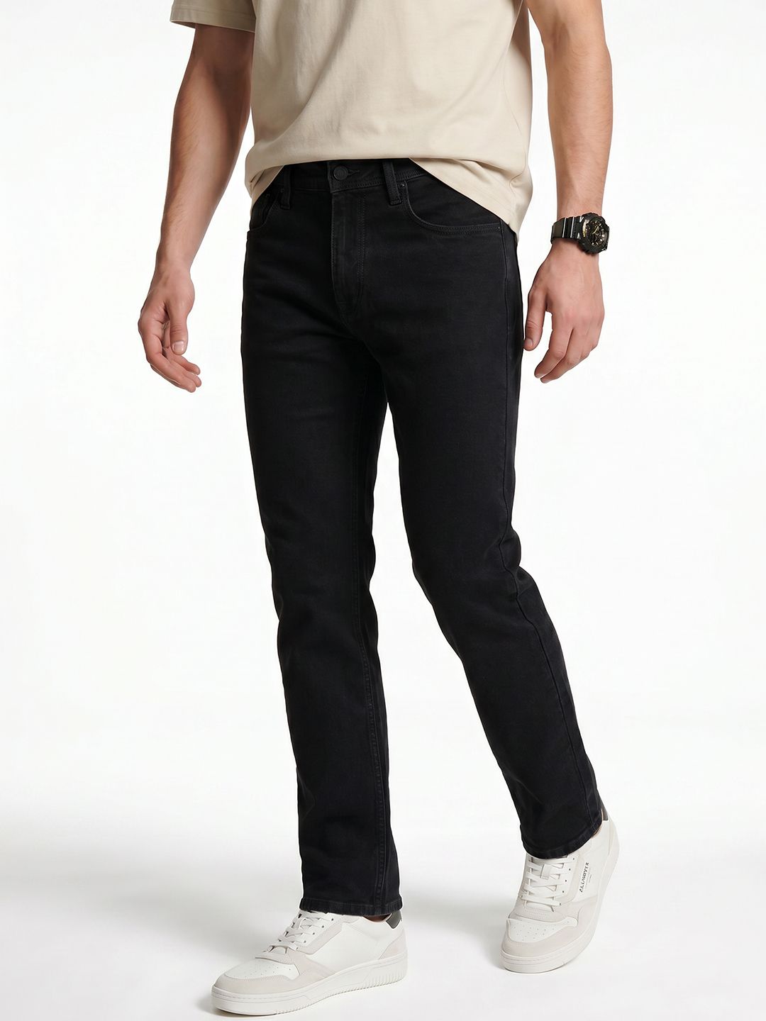 Integriti Men Straight Fit Light Fade Stretchable Jeans