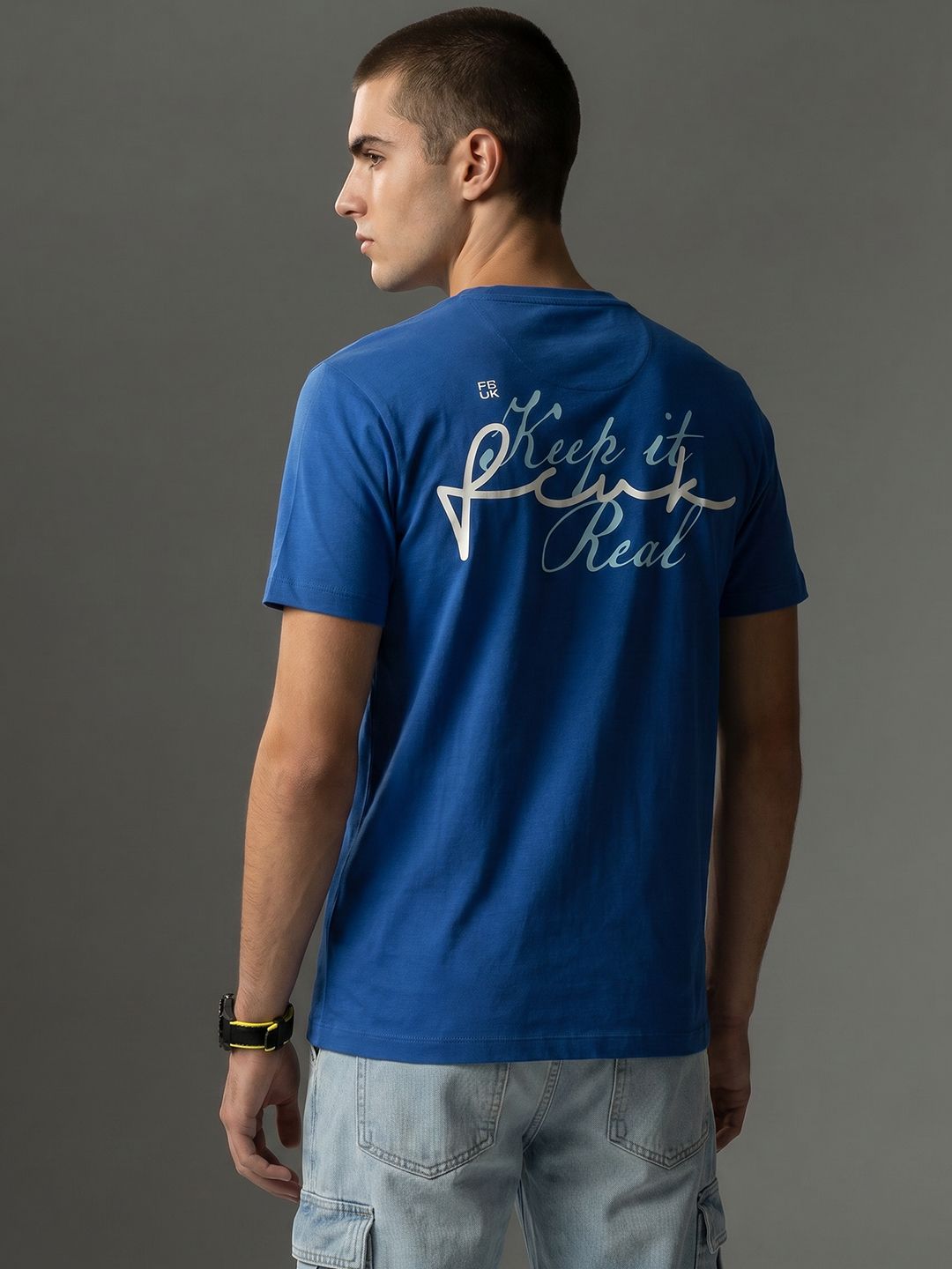 FCUK Typography Printed T-shirt