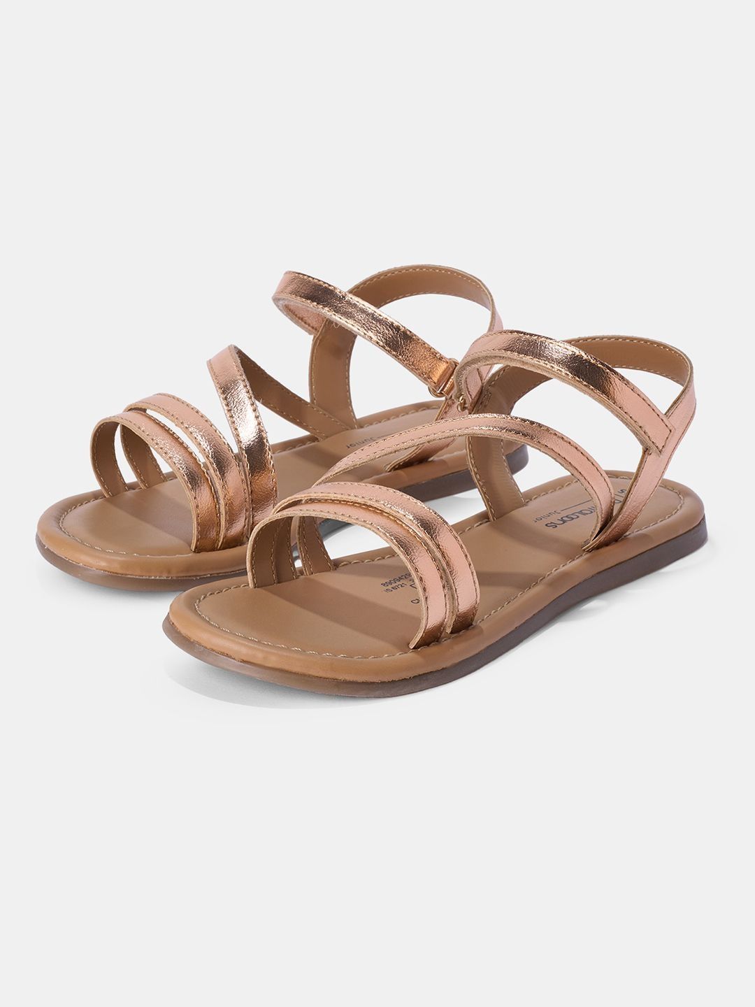 Pantaloons Junior Girls PU Shoe-Style Sandals