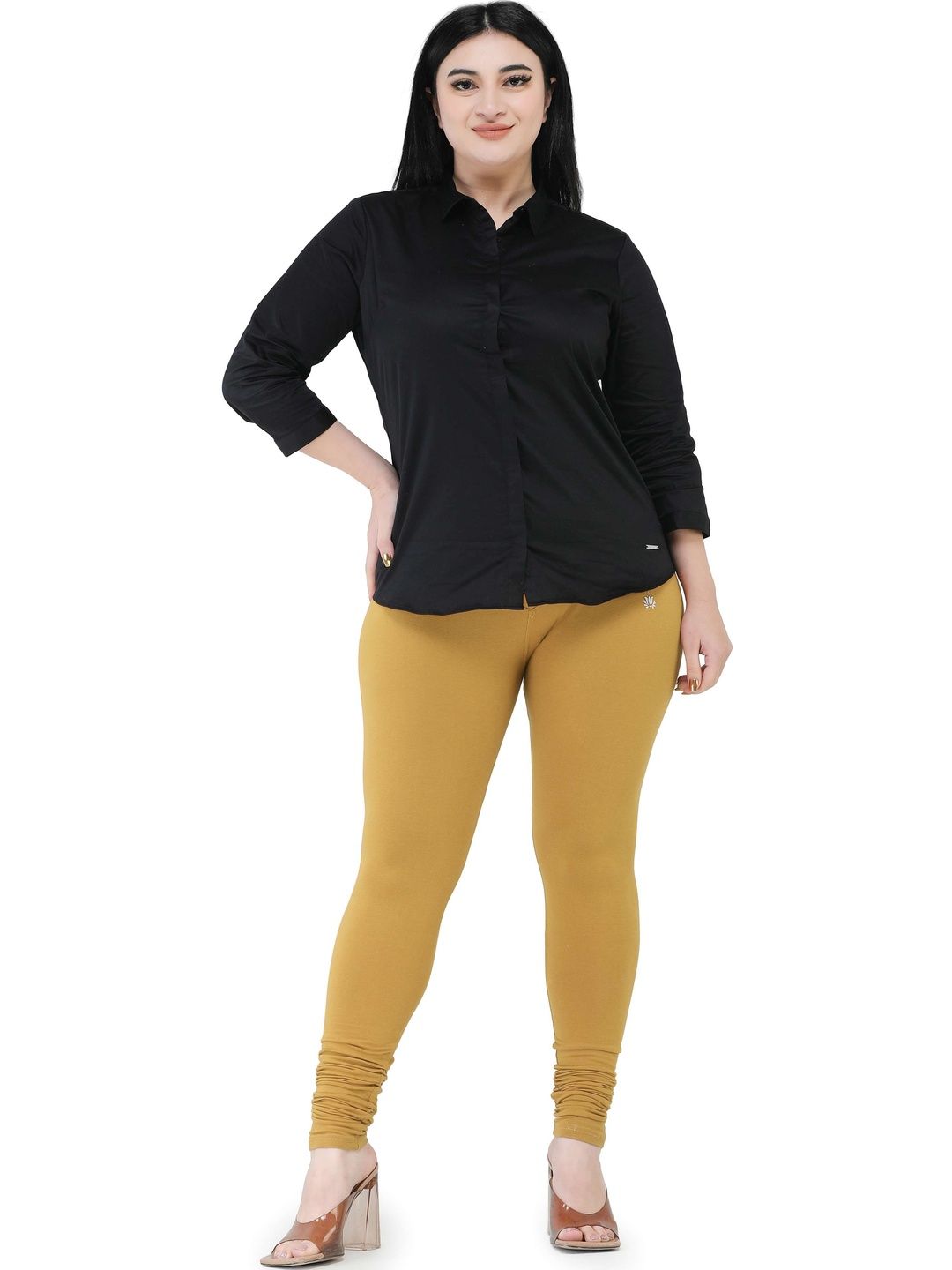 PADMAKSHI Women Cotton Churidar Full Length Leggings