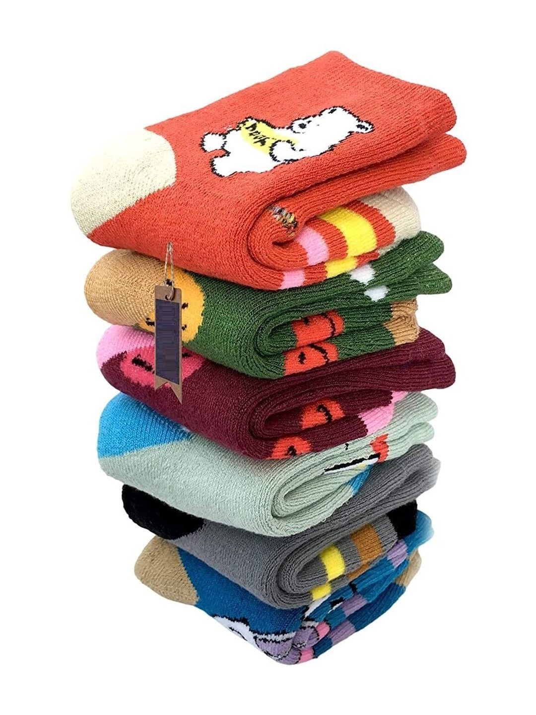 Faton Men Patterned Ankle Length Socks