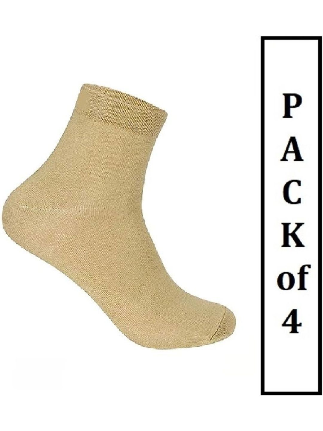 Faton Men Pack Of 4 Cotton Ankle Length Socks