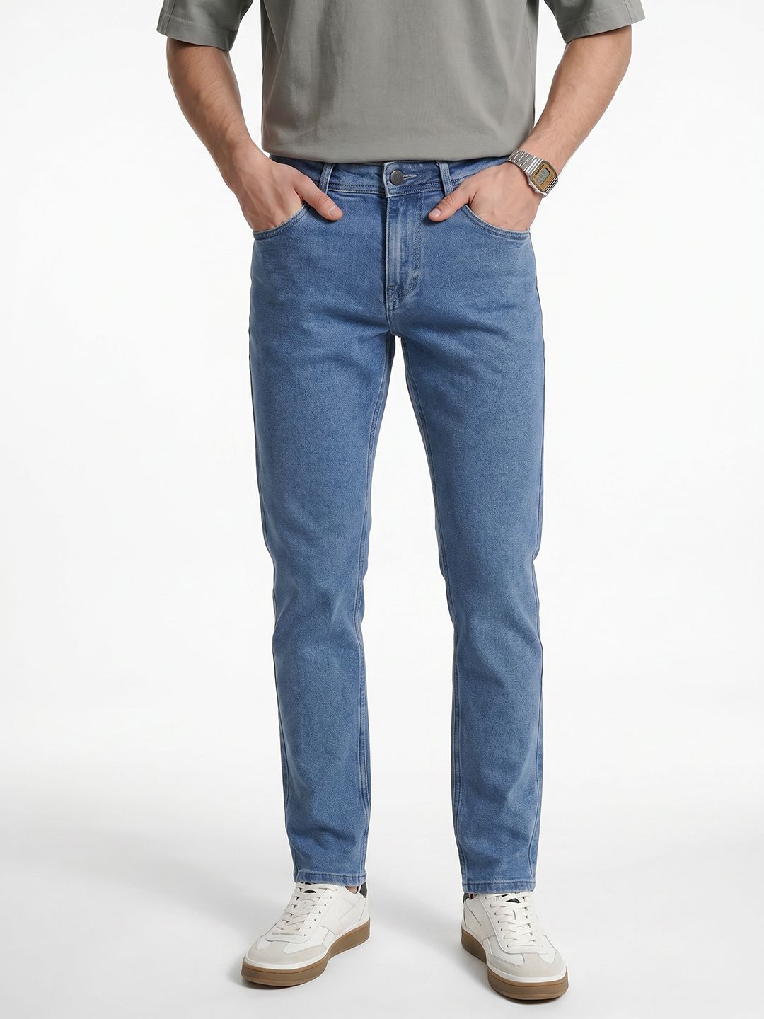 Integriti Men Smart Slim Fit Stretchable Jeans
