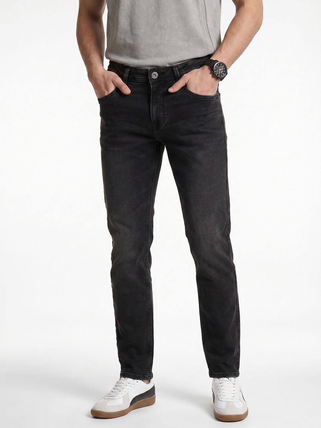 Integriti Men Smart Slim Fit Stretchable Jeans