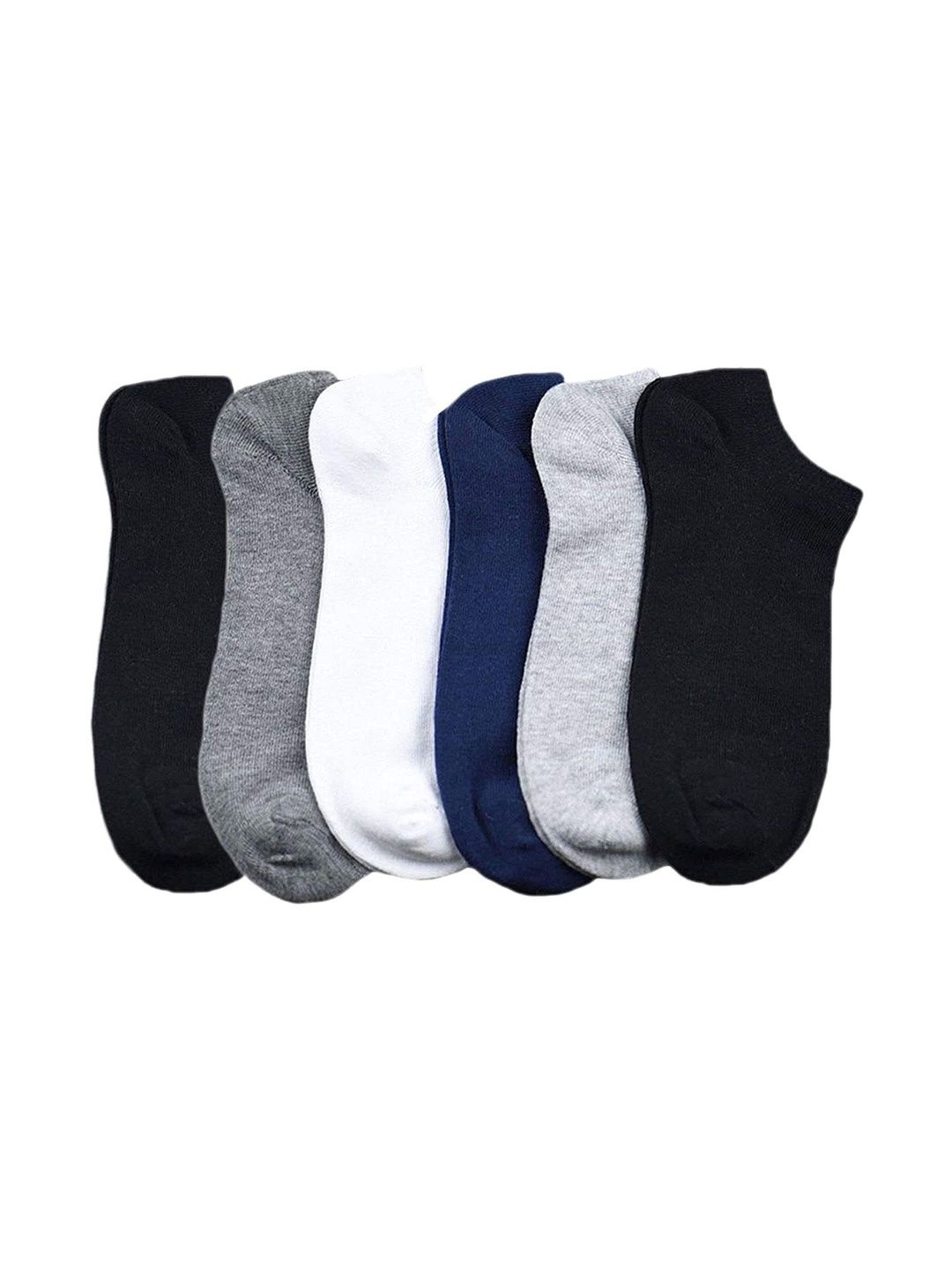 Faton Men Pack of 6 Cotton Shoe Liners Socks