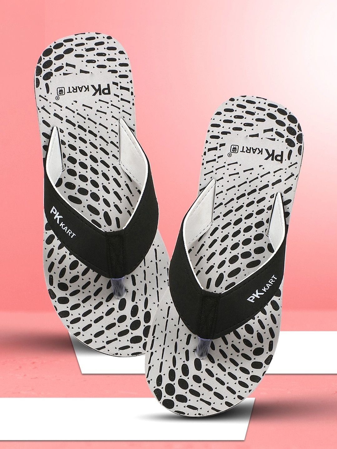 PKKART Men Printed Thong Flip-Flops
