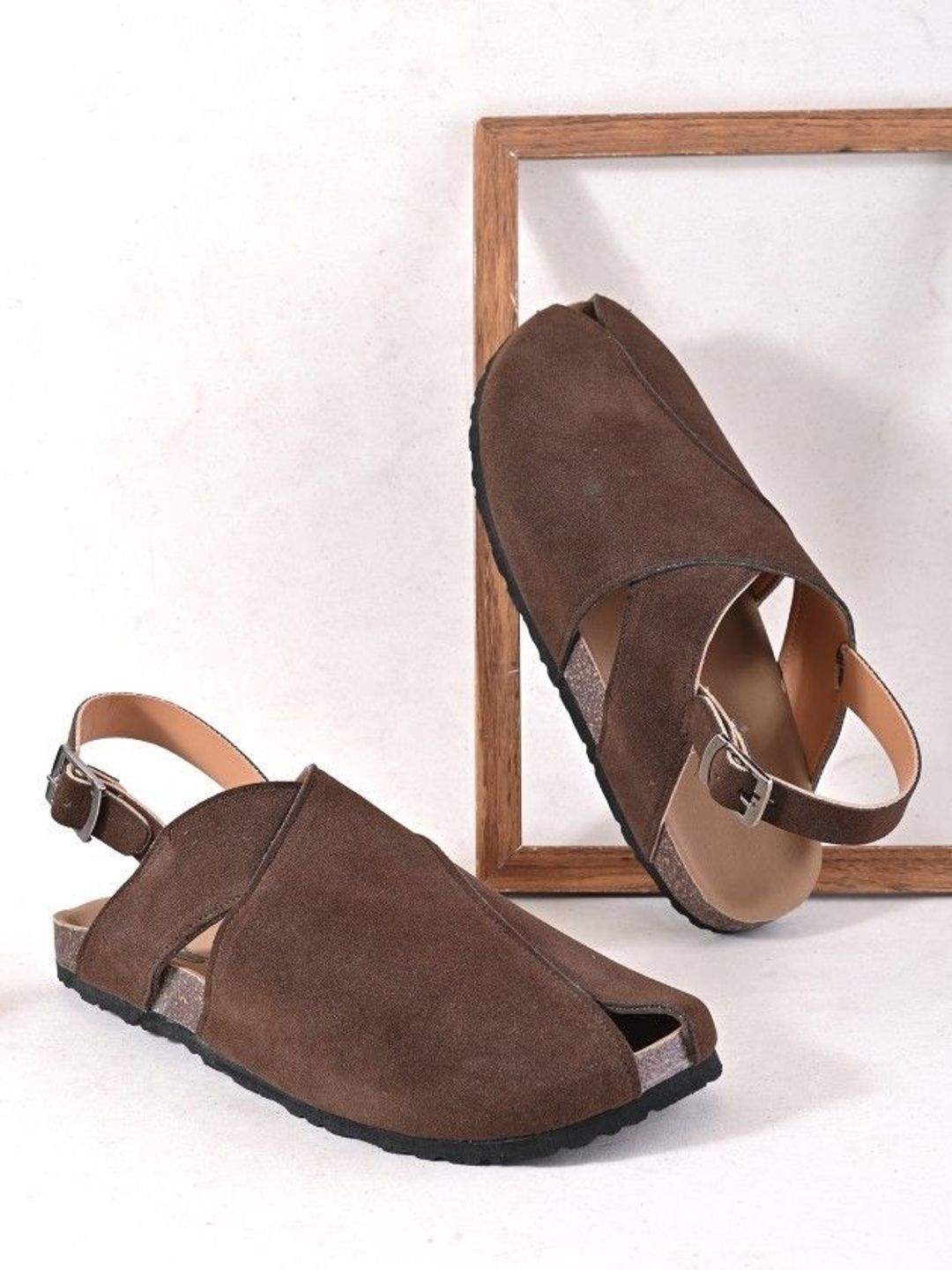 The Roadster Lifestyle Co. Men Slip On Comfortable Cushioned Footbed Shoe Style Sandals