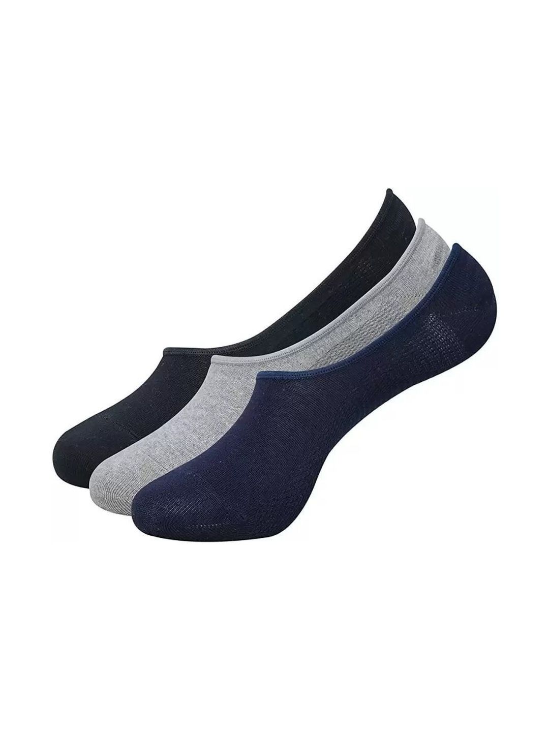 Faton Men Pack Of 3 Cotton Shoe Liners Socks