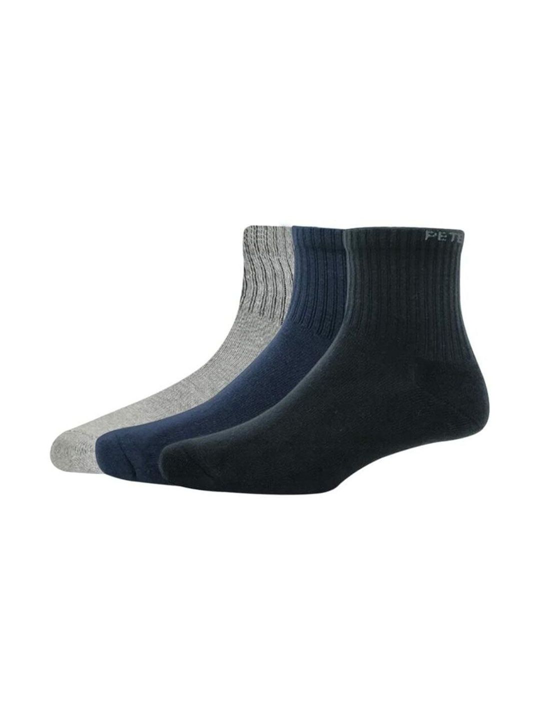 Faton Men Pack of 3 Cotton Above Ankle Socks