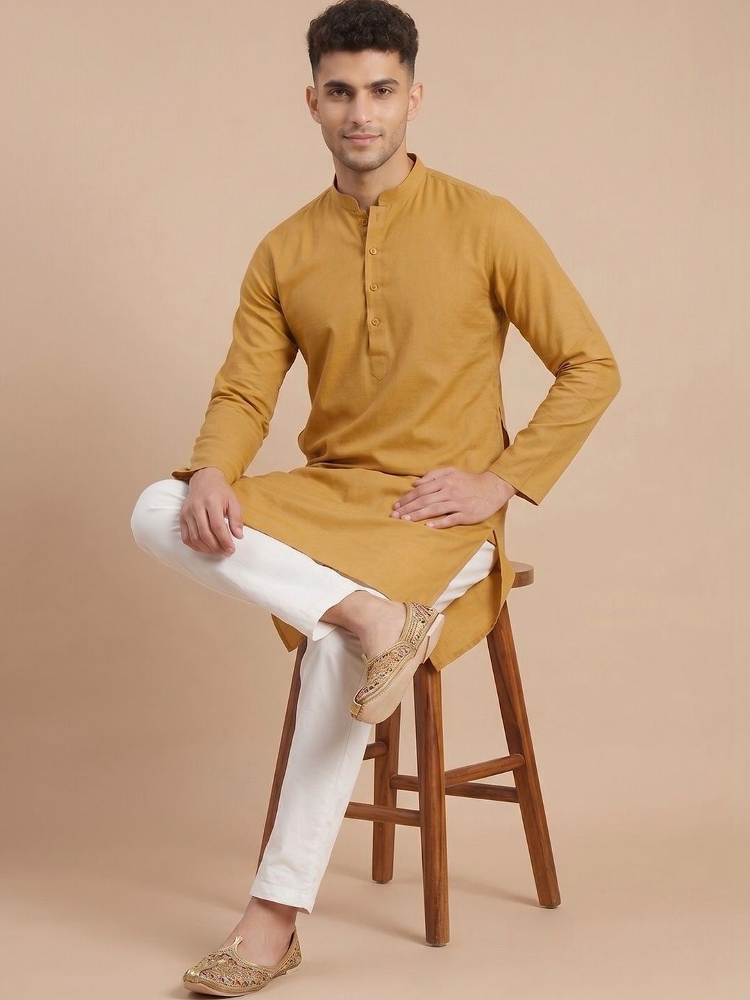 HERE&NOW Men Handloom Kurta