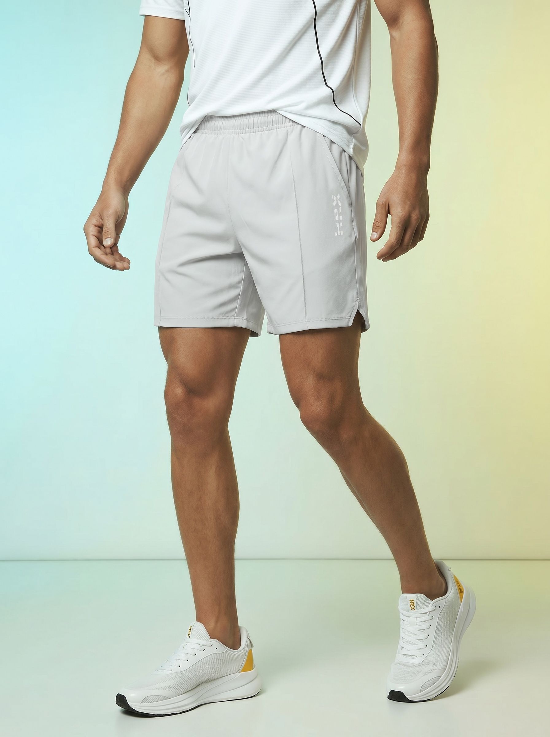 HRX by Hrithik Roshan Men Printed Rapid-Dry Training Sports Shorts