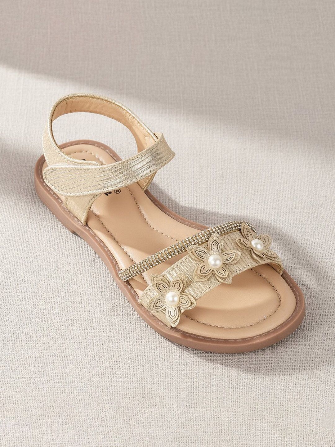BOYZ N GALZ Girls Party Open Toe Flats