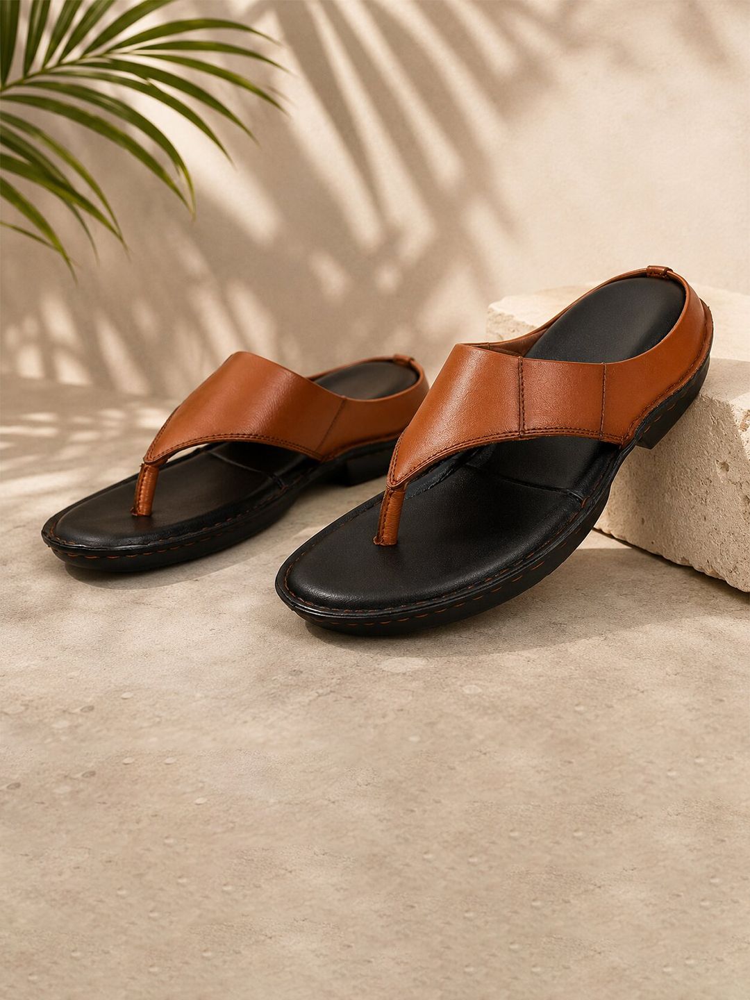 Provogue Men Leather Comfort Sandals