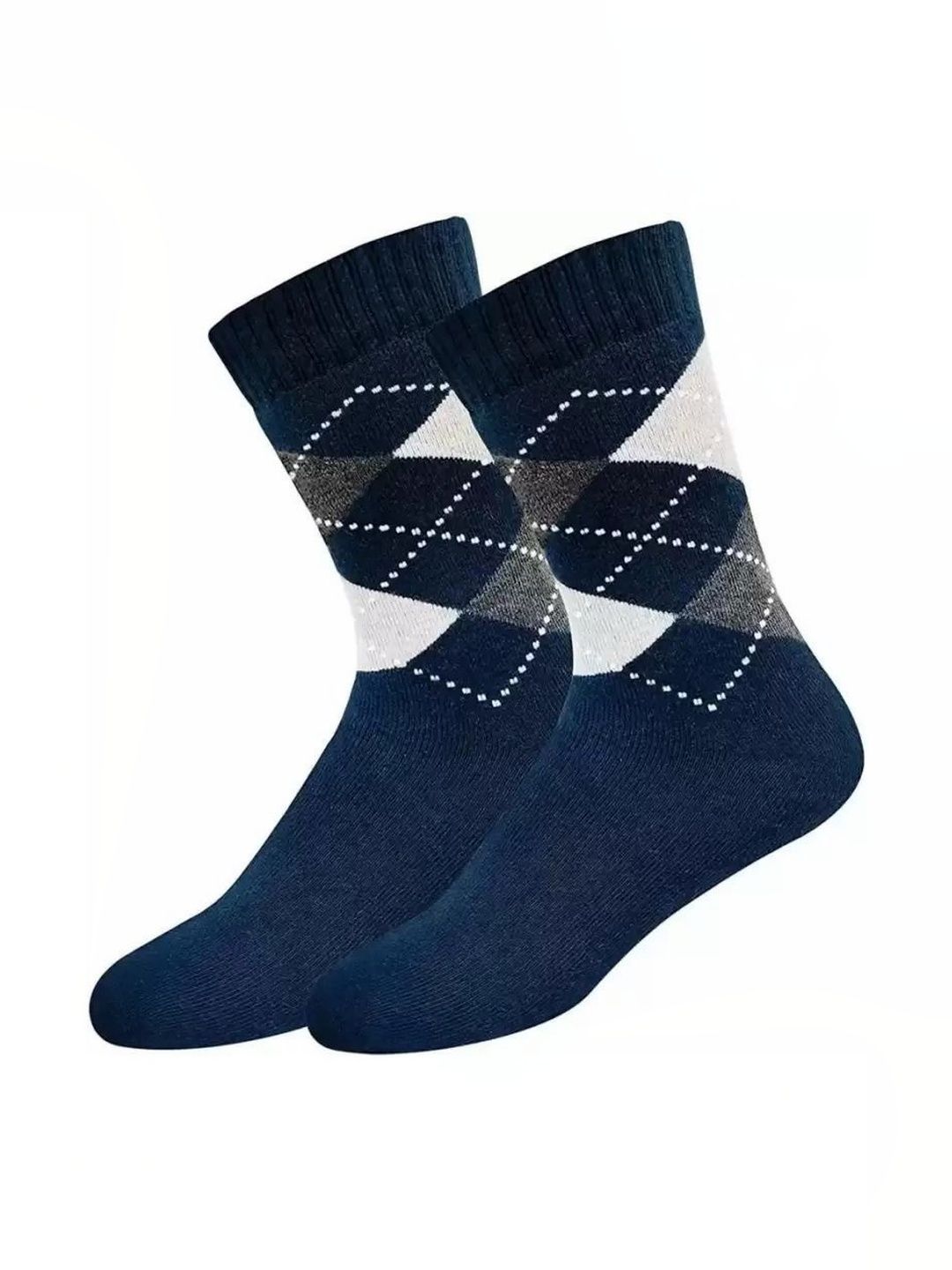 Faton Men Pack of 6 Cotton Patterned Above Ankle Socks