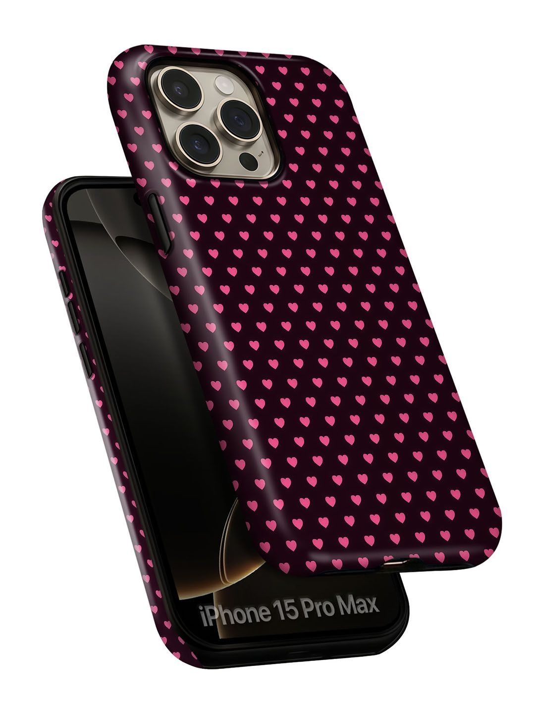 QRIOH Conversational Printed iPhone 15 Pro Max Back Case Mobile Accessories