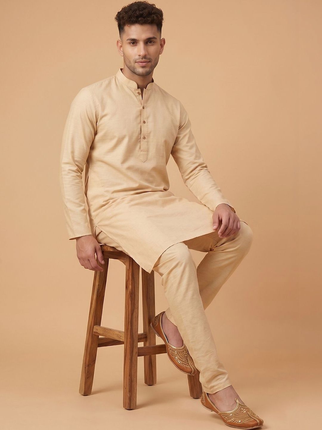 HERE&NOW Men Handloom Kurta