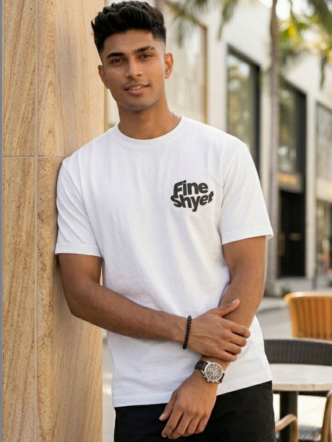 Rigo Men Typography Pockets T-shirt