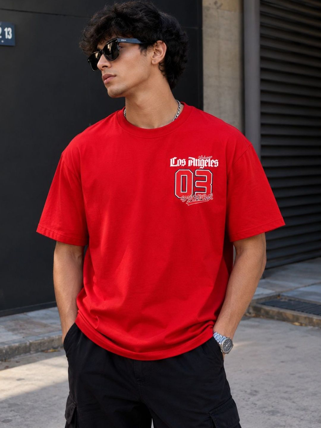 Derada Men Typography Printed Boxy T-shirt