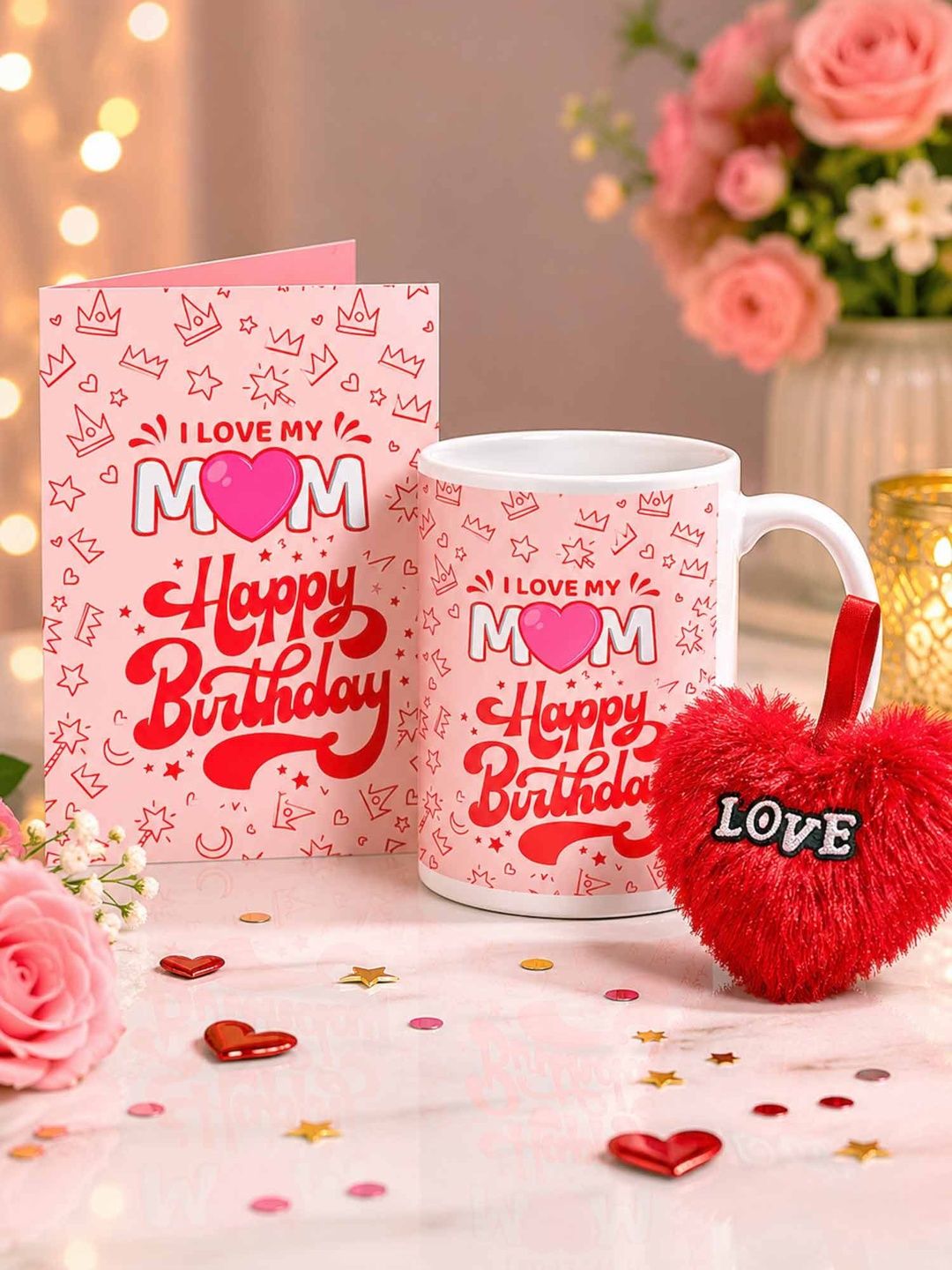 GIFT MY PASSION White 2-Pcs Mom Birthday Gift