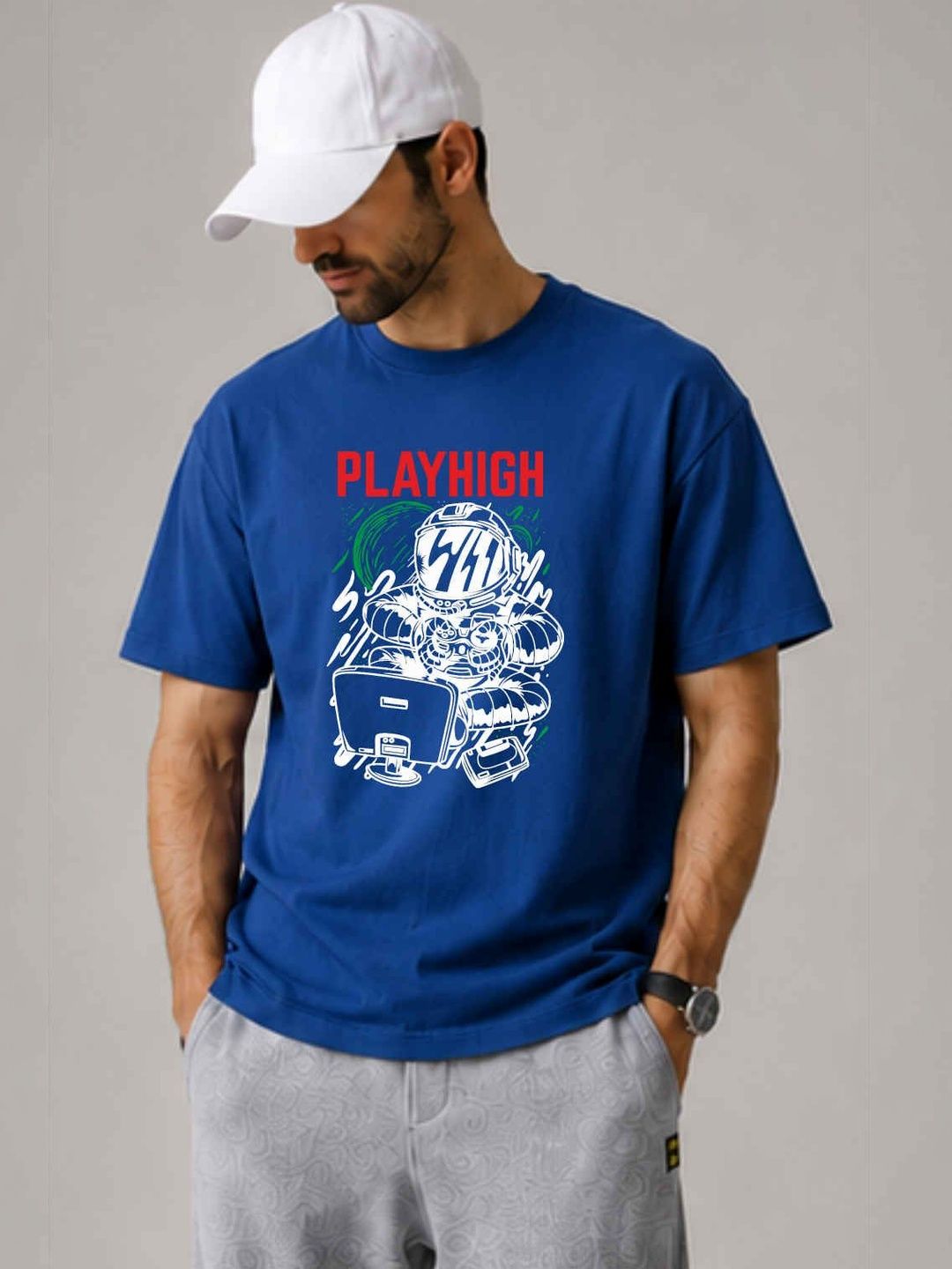 WIEBE Men Printed T-shirt