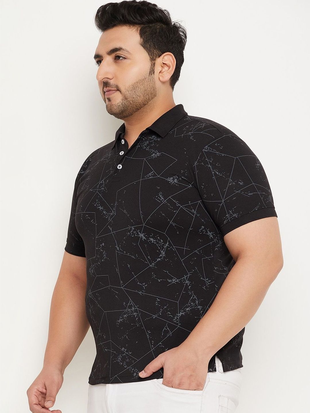 Kook N Keech Men Printed Polo Collar T-shirt