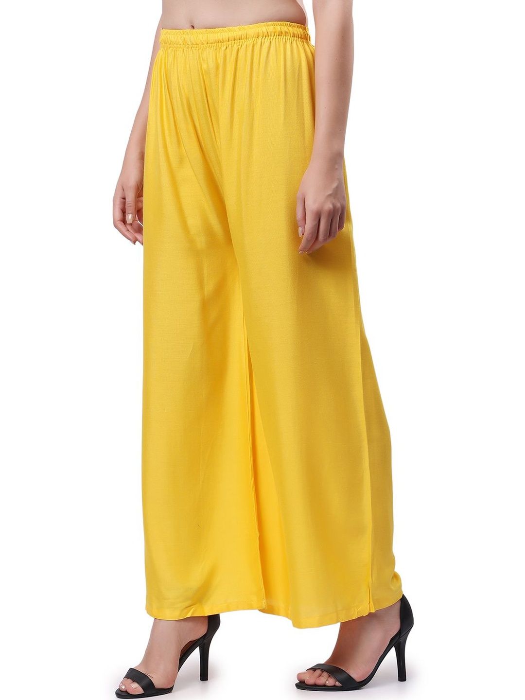 VIKESA Women Knitted Ethnic Palazzos