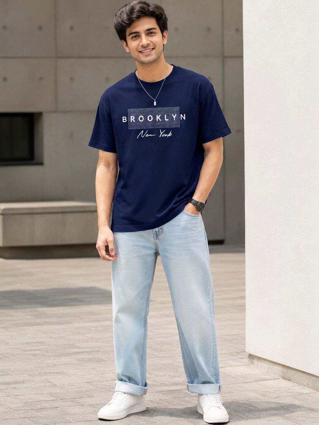 Moda Rapido Men Typography Printed T-shirt