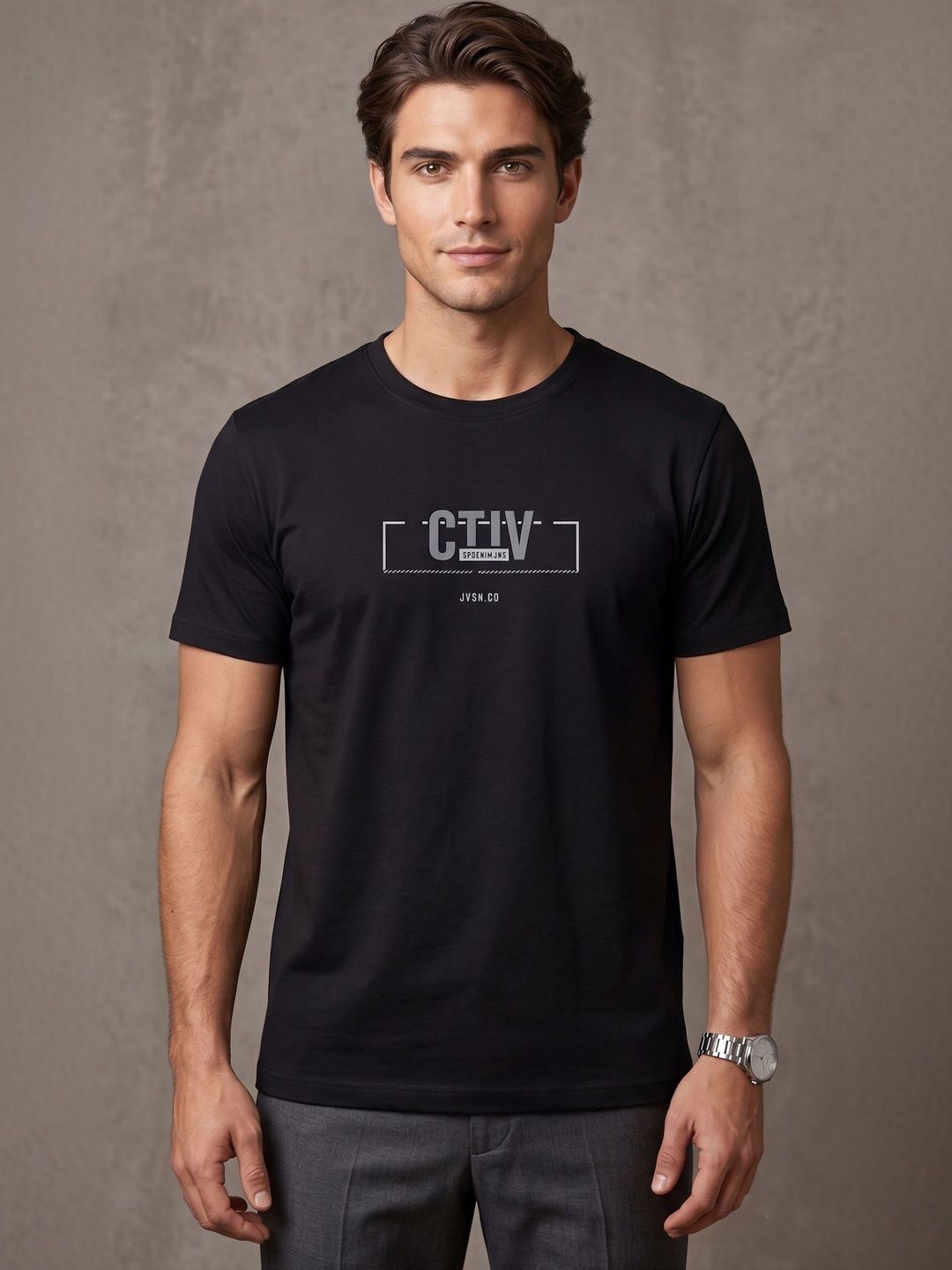 Moda Rapido Men Typography Printed T-shirt