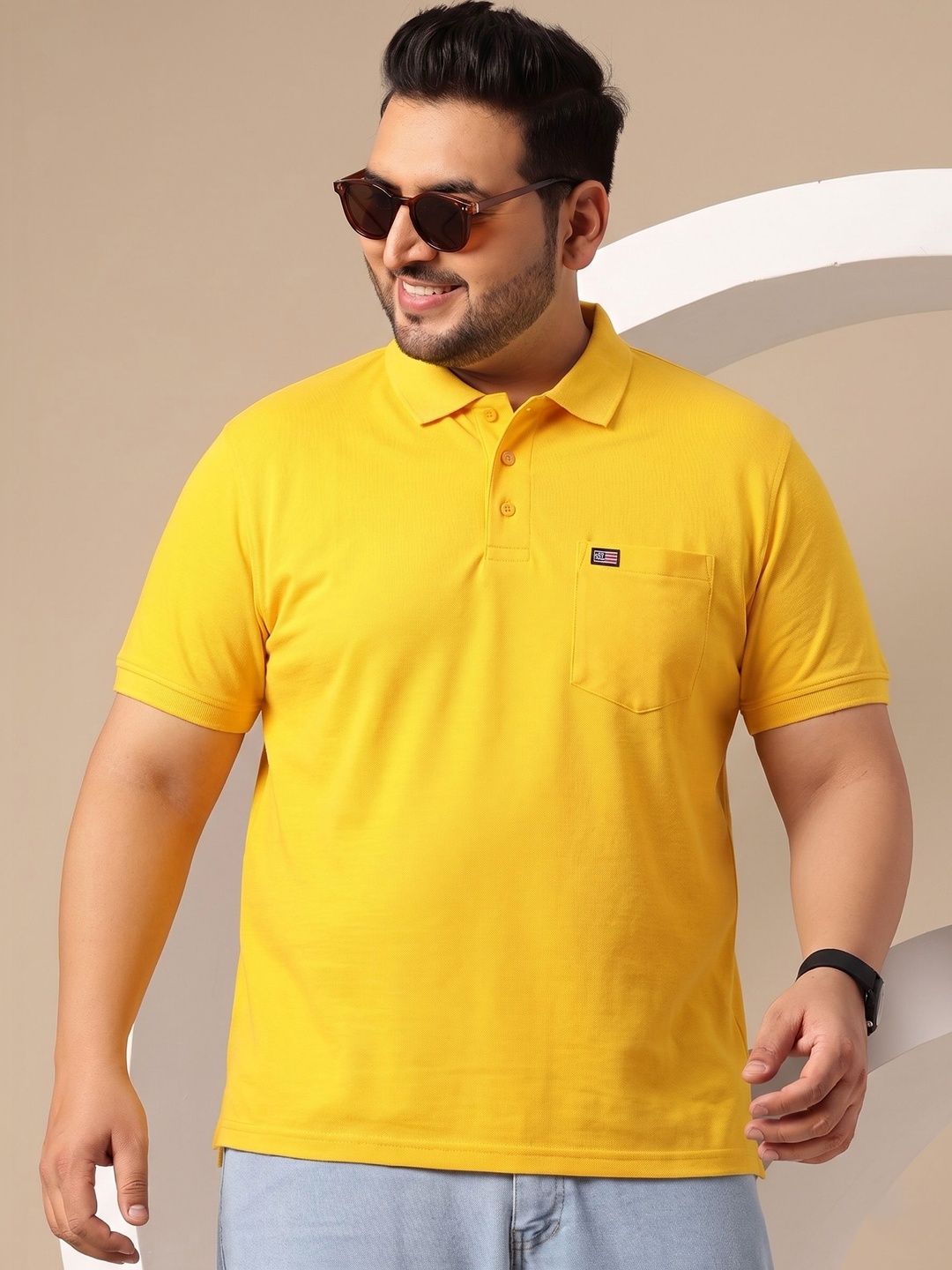 Sztori Men Polo Collar Pockets T-shirt