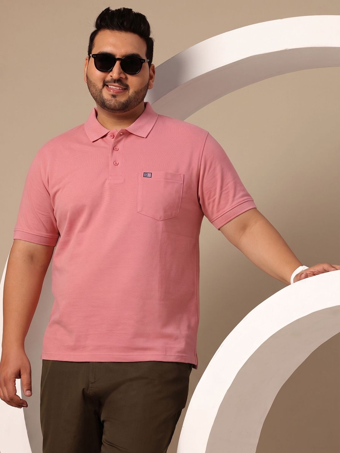 Sztori Men Polo Collar Pockets T-shirt
