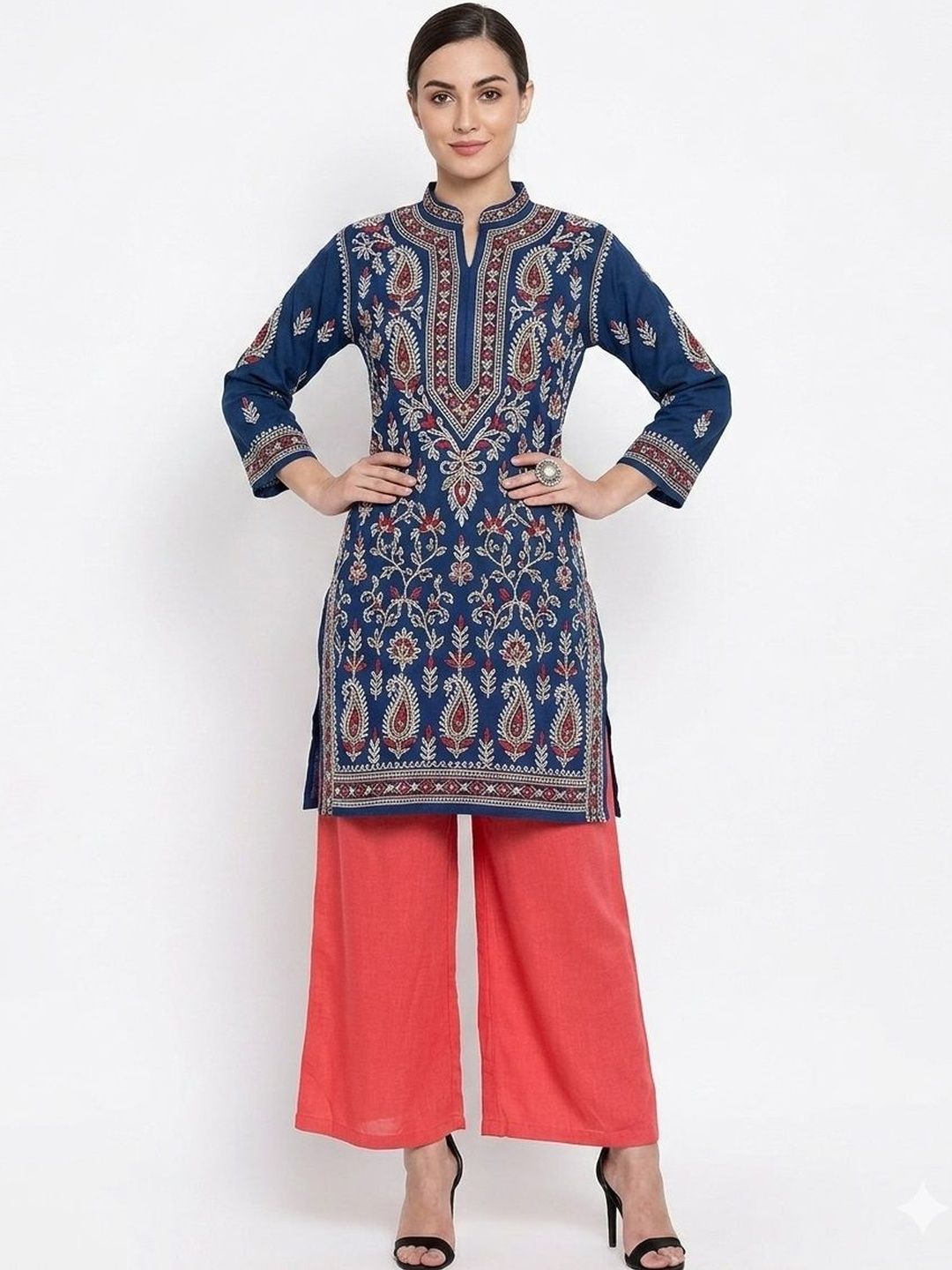 SRISARAS Women Ethnic Palazzos