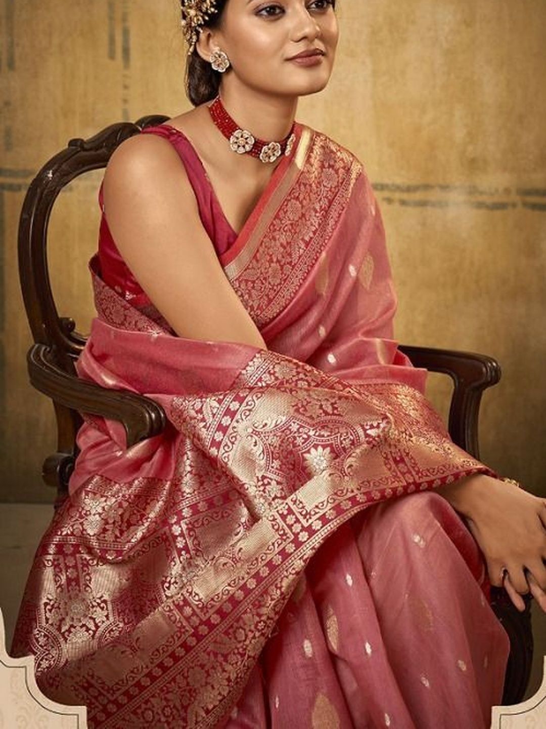 Toranica Woven Design Art Silk Banarasi Saree