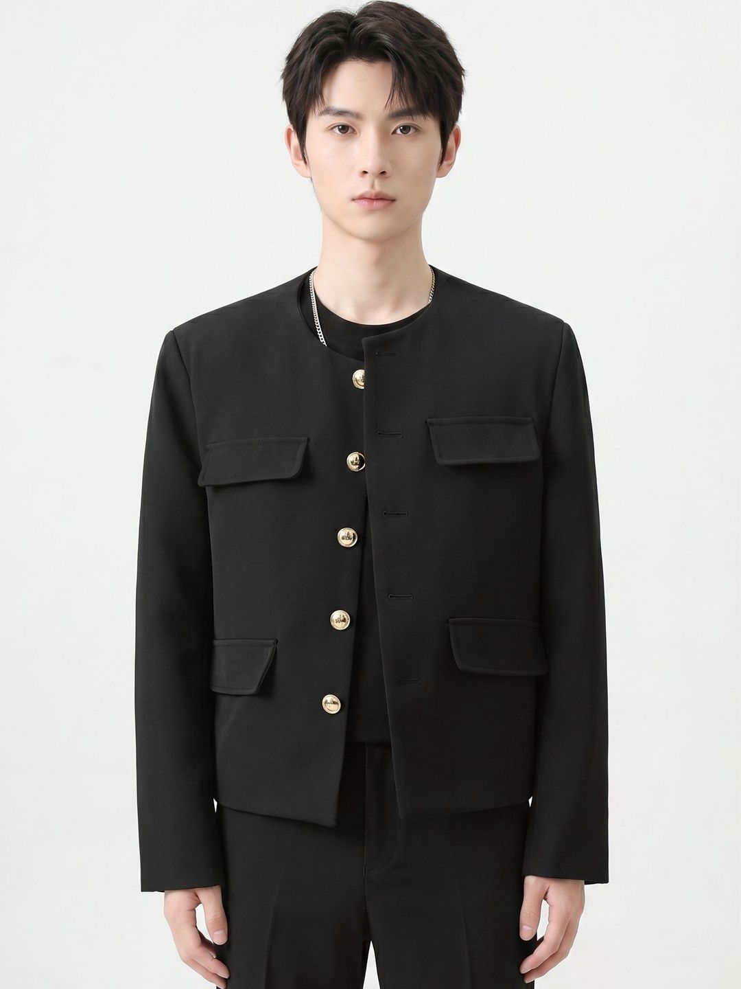 ANDREW HILL ANDREW HILL Men Outdoor Open Front Jacket