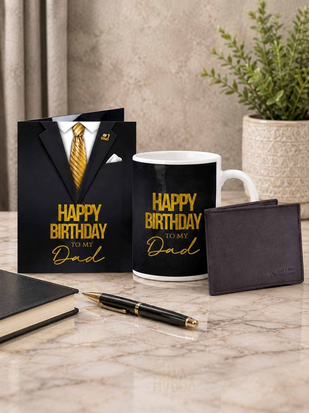 GIFT MY PASSION Set Of 3 Dad Birthday Gift Combo