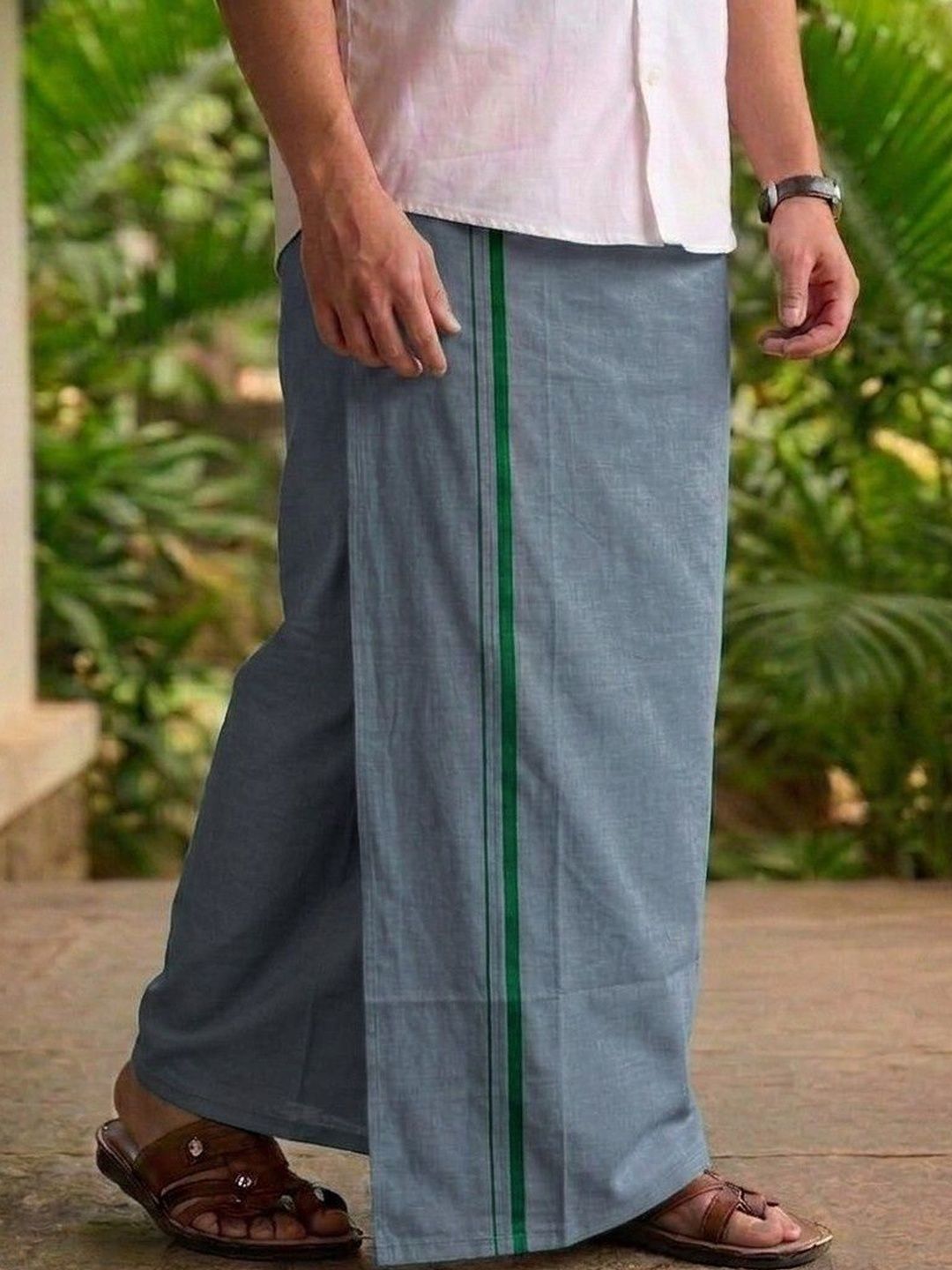 Sharan Elegance Men Cotton Dhoti Dhotis