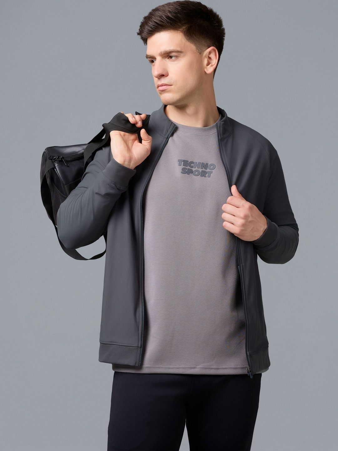 Technosport Men Lightweight Training or Gym Sporty Jacket