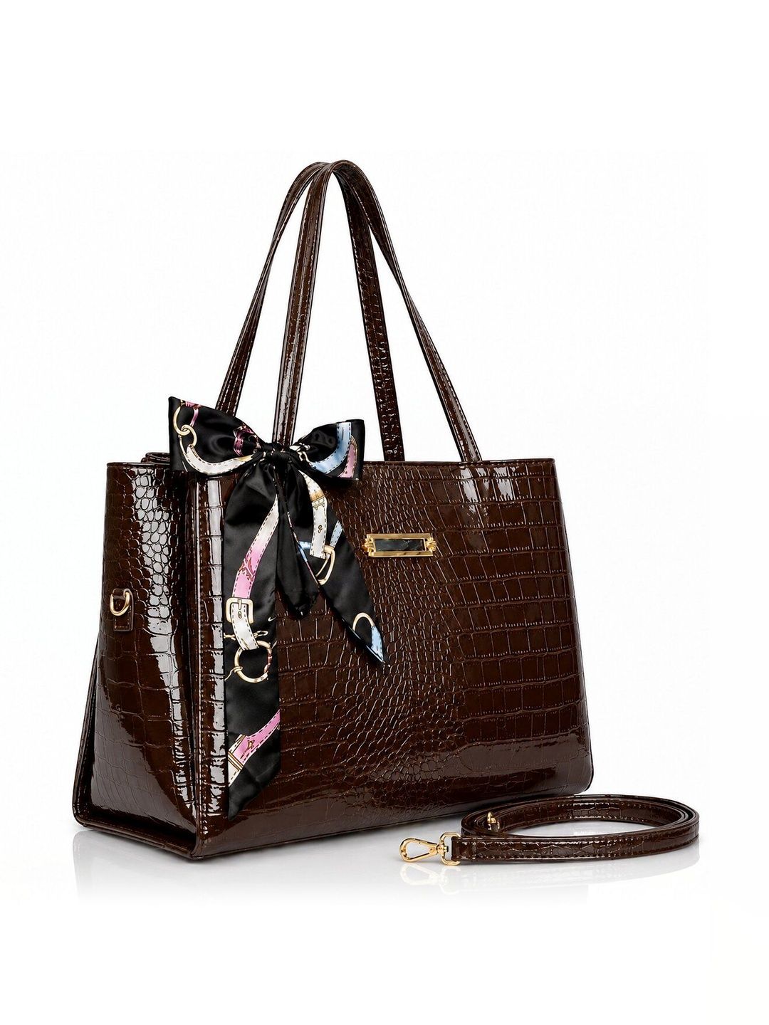 CLASSIC SMUGGLER CLASSIC SMUGGLER Textured Leather Structured Tote Bag