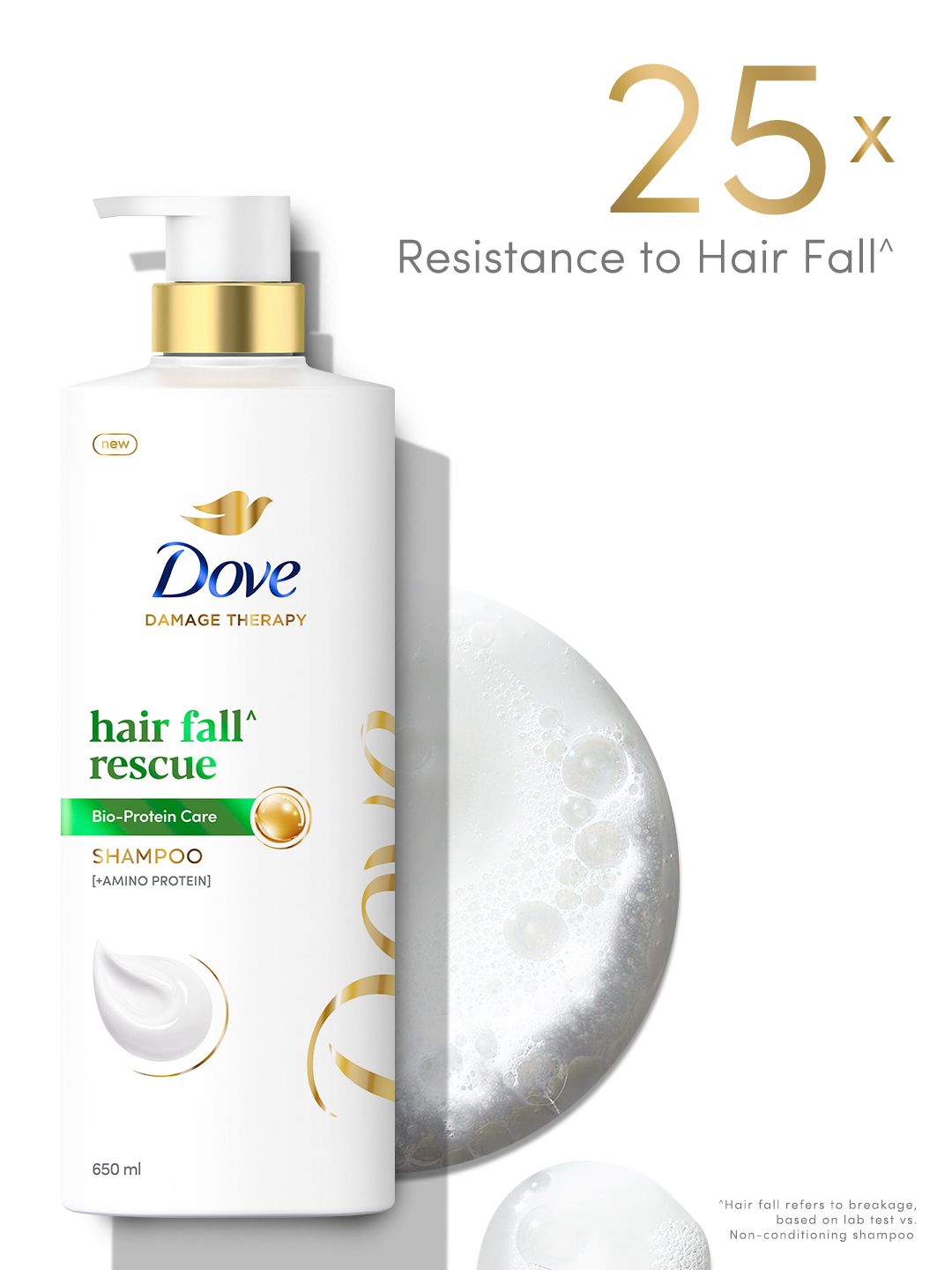 Dove Dove Hair Fall Rescue Shampoo with Glycerin 650 ml