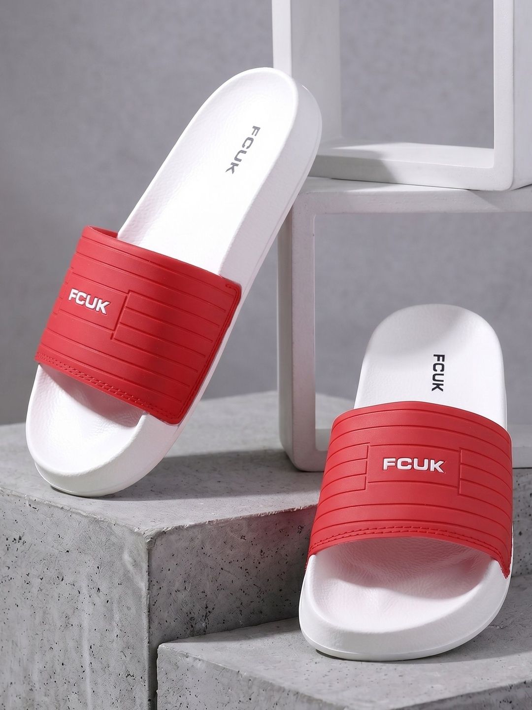 FCUK Men Comfort Sliders