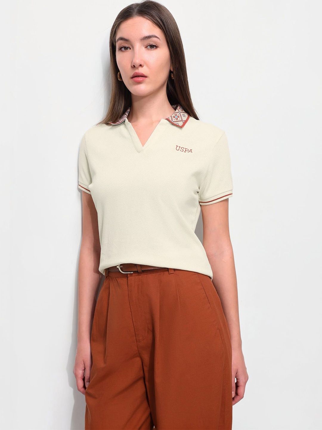 Women Brand Logo Printed T-shirt U.S. Polo Assn. Women Women Brand Logo Printed T-shirt