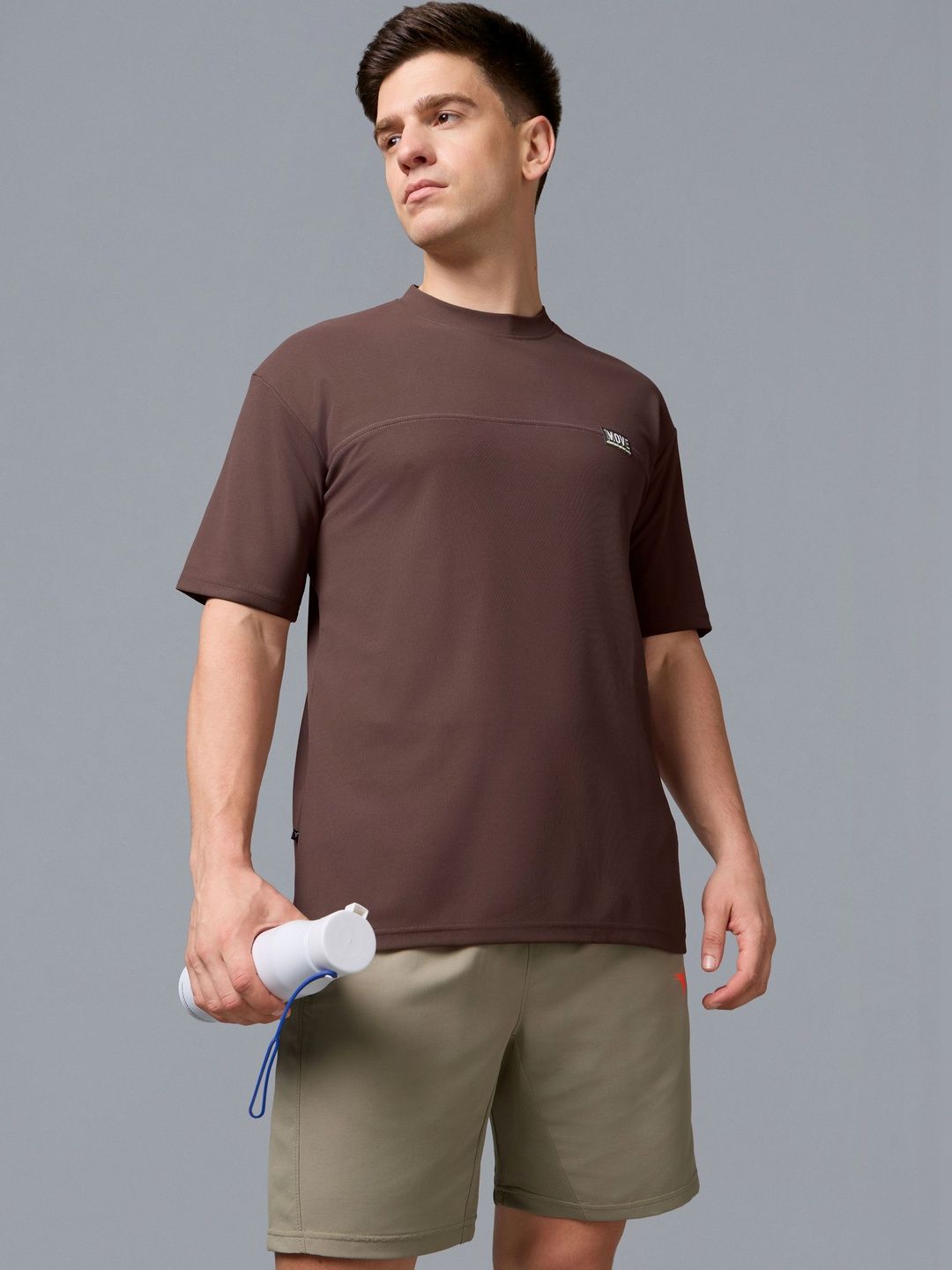 Technosport Men Brand Logo T-shirt